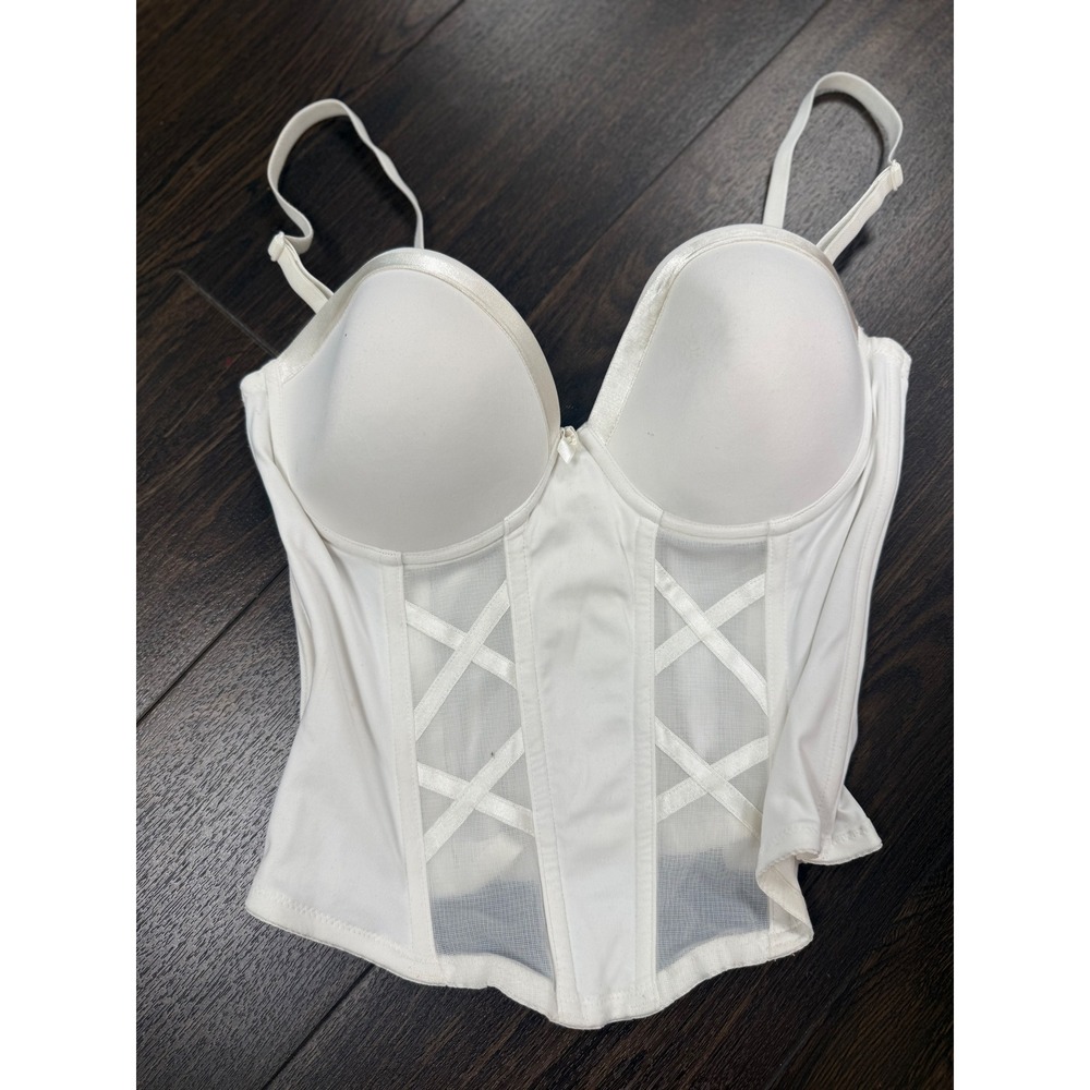 Cabernet‎ White Corset Bustier Top – Size 34C